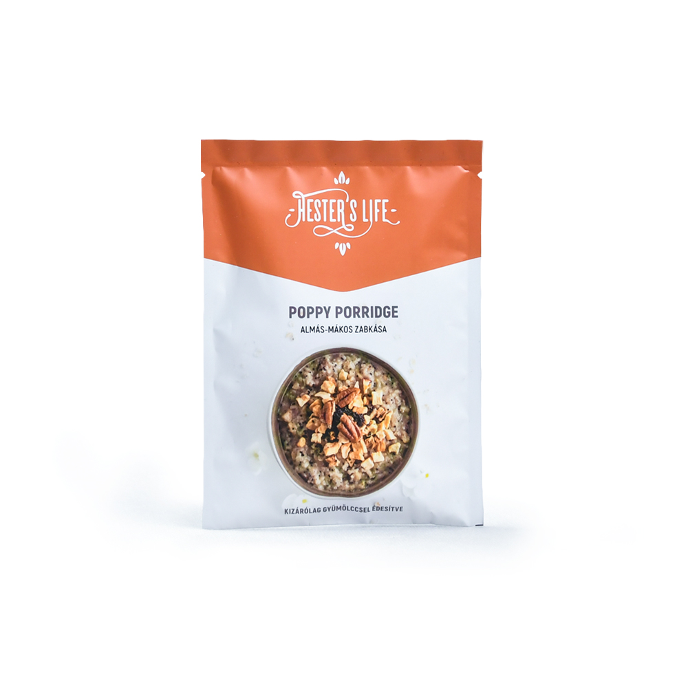 Hester's Life ovsená kaša s makom a jablkami 50 g