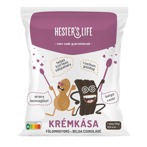 Hester`s Life ovsená kaša s krémom z arašidov a belgickej čokolády 50 g