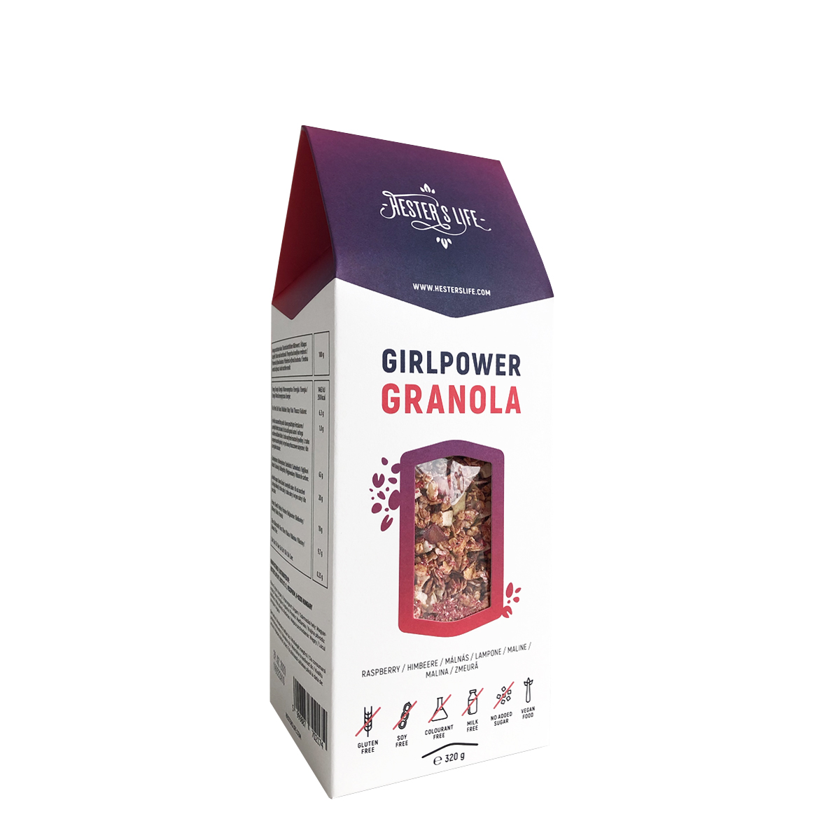 Granola s malinovou príchuťou 320 g