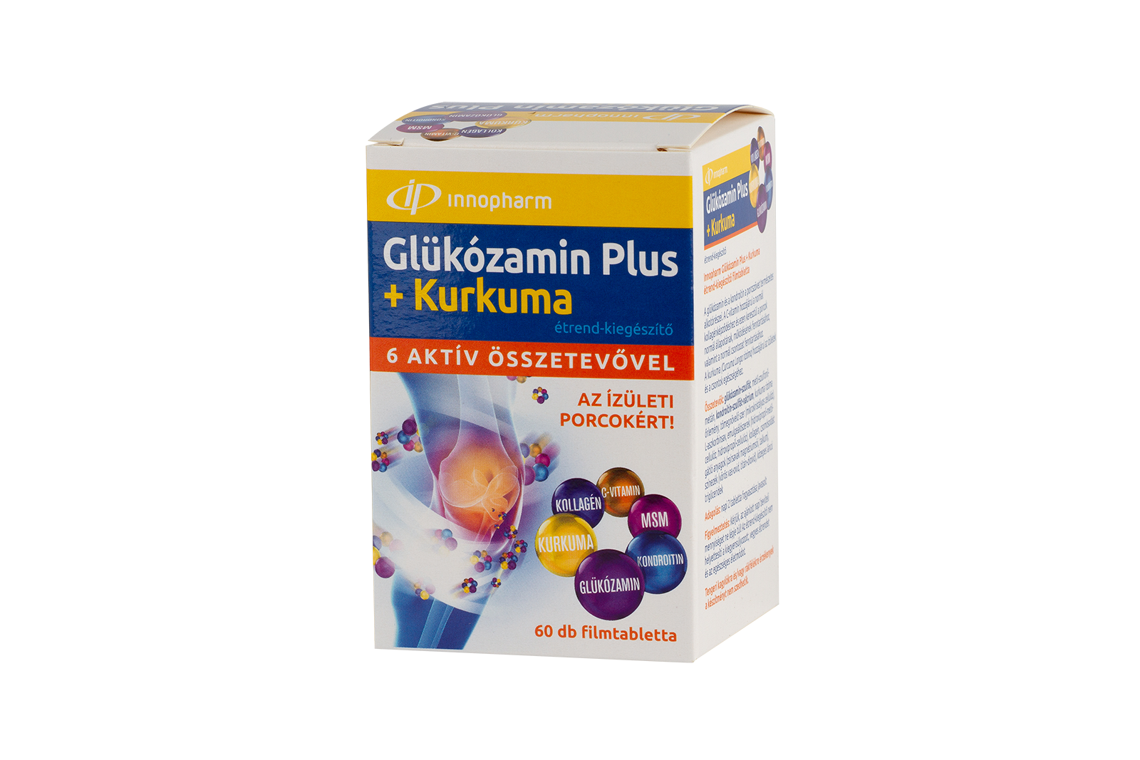 Innopharm glukozamín plus kurkuma filmové tablety 60