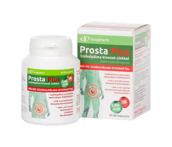 Innopharm prosta plus kaps. 400 mg saw palmetto + zinok 60 ks