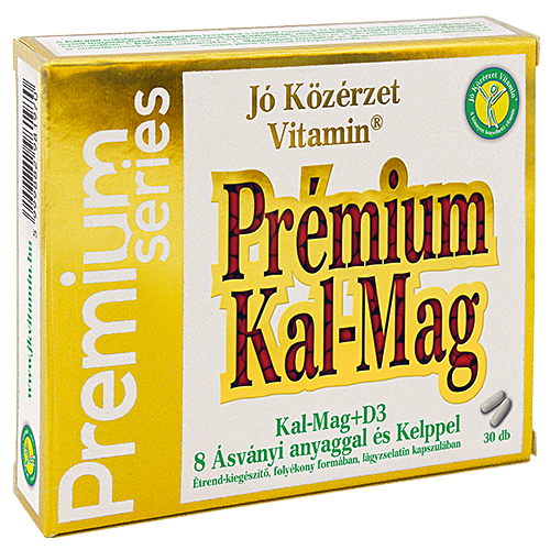 Jó Közérzet prémiový kal+mag+d3 vitamín+8 minerálov+kelp kapsula 30 ks