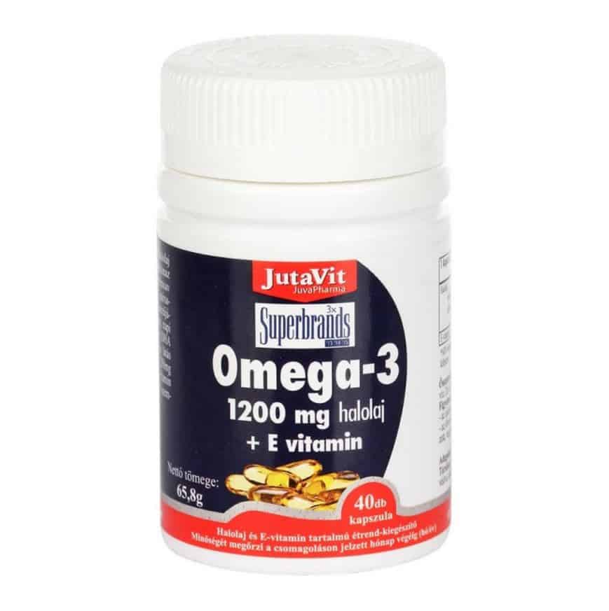 Jutavit Omega-3 rybí olej 1200 mg 40 kapsúl
