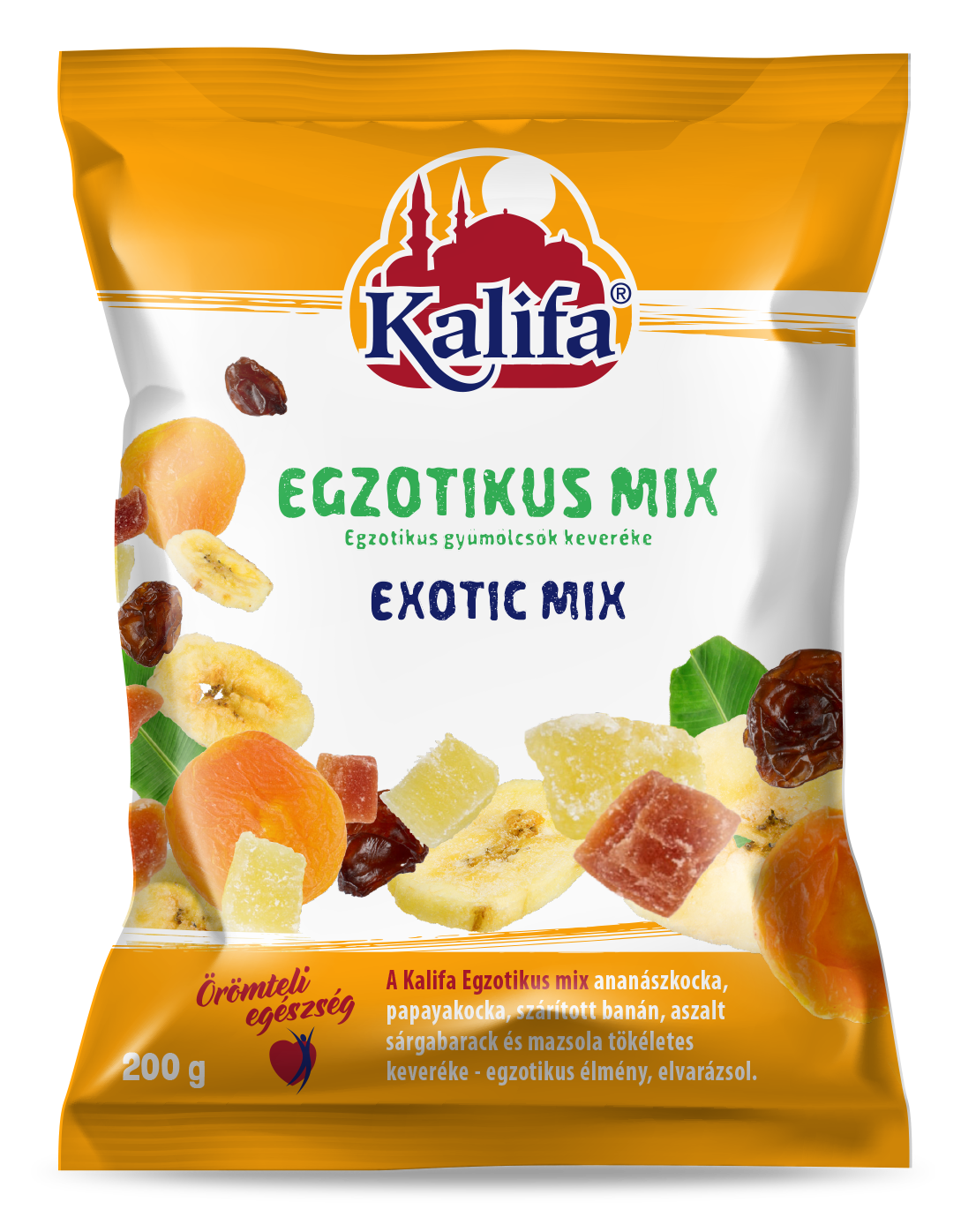 Kalifa Exotická zmes sušeného ovocia 200 g
