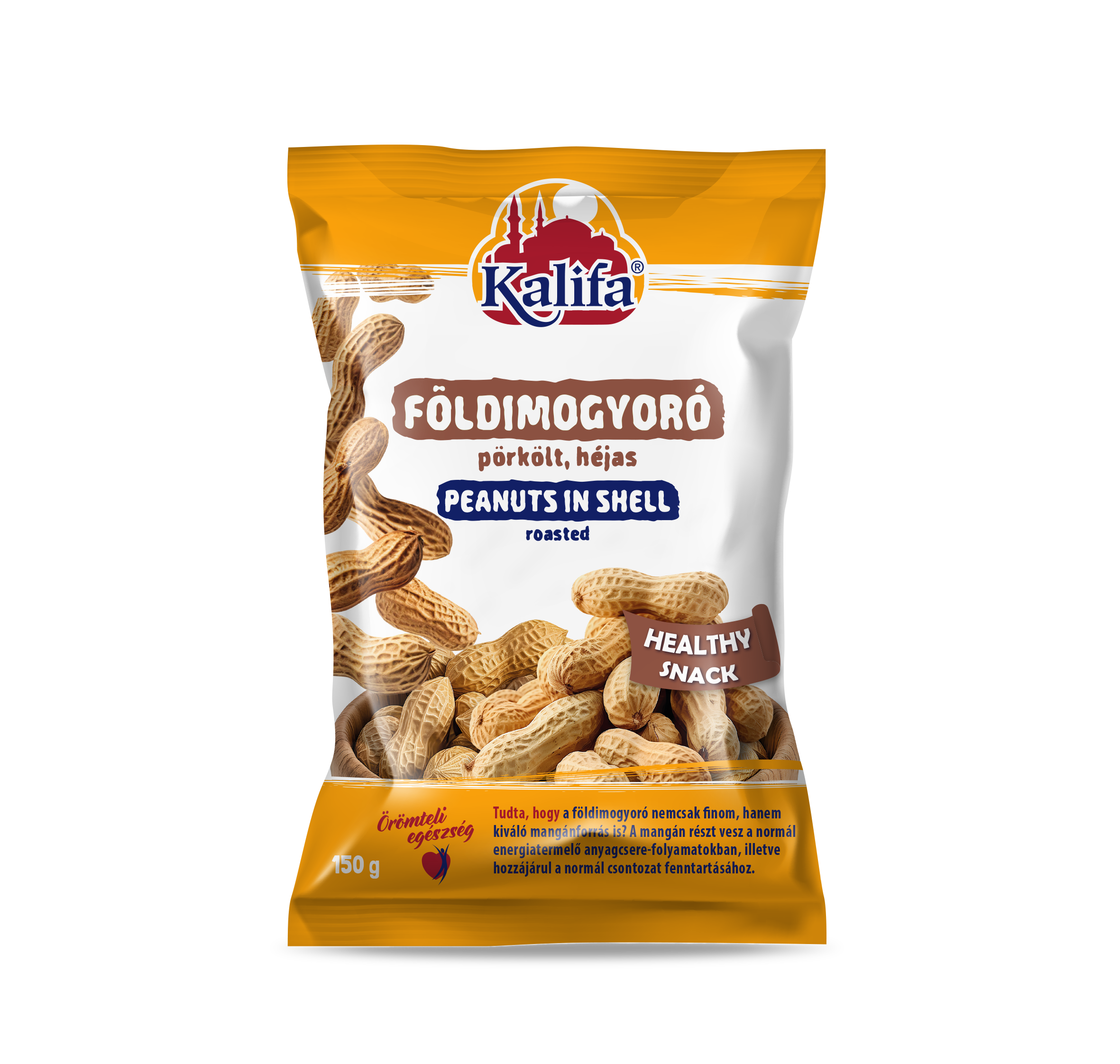 Kalifa pražené arašidy v škrupine 150 g 97759