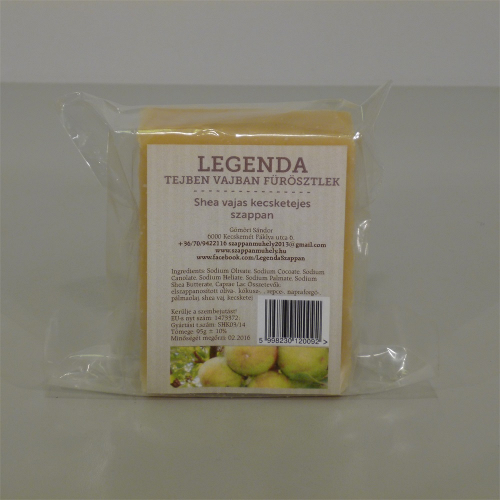 Legenda Jemné Bambucké Mydlo s Kozím Mliekom 95 g