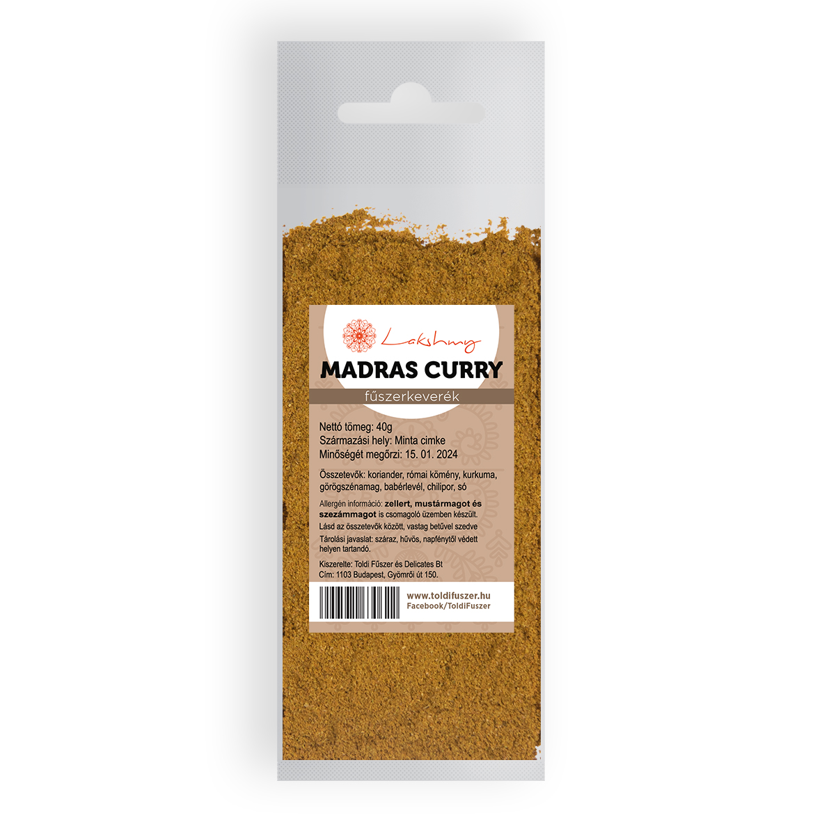 Lakshmy Madras Curry Korenie 40 g