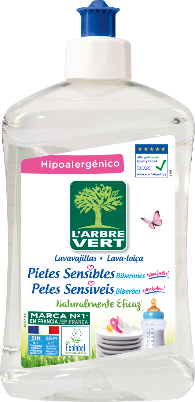 Larbre Vert tekutý čistiaci prostriedok bez vône 500 ml