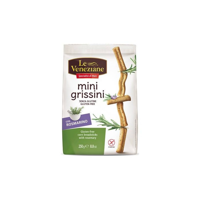 Le Veneziane mini grissini s rozmarínom 250 g