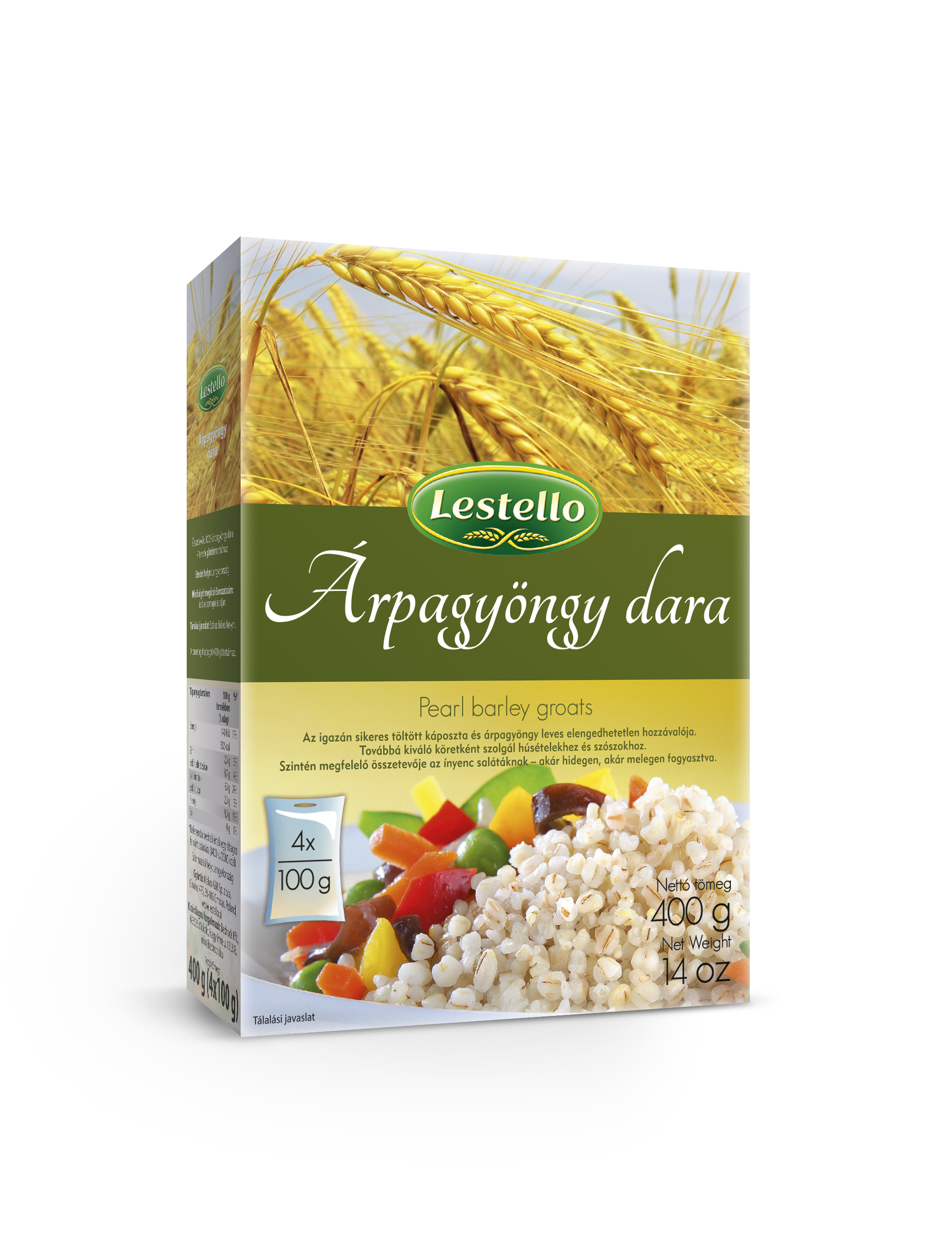 Lestello jačmenné krúpy perlové 400 g
