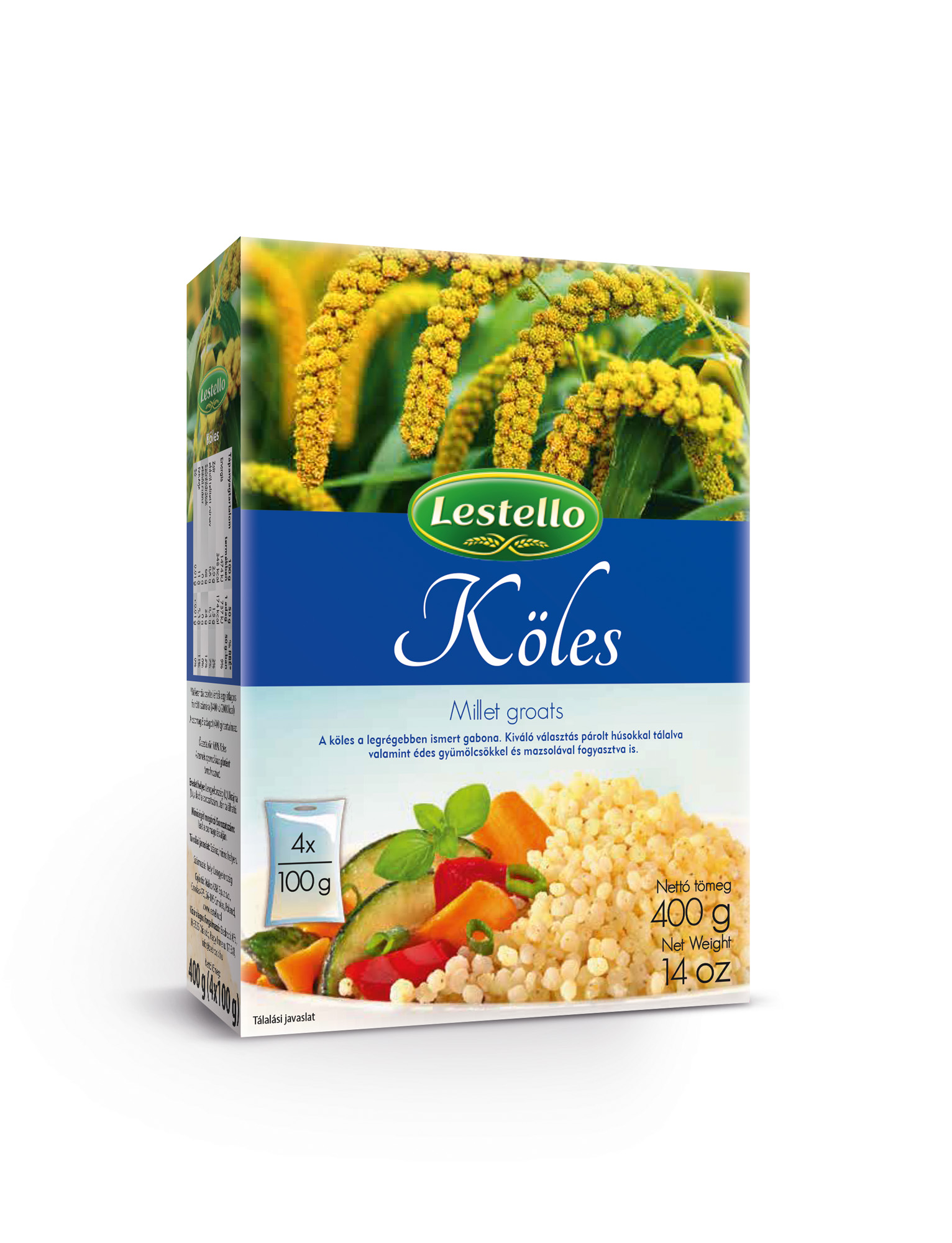 Lestello pšeno 4 x 100 g