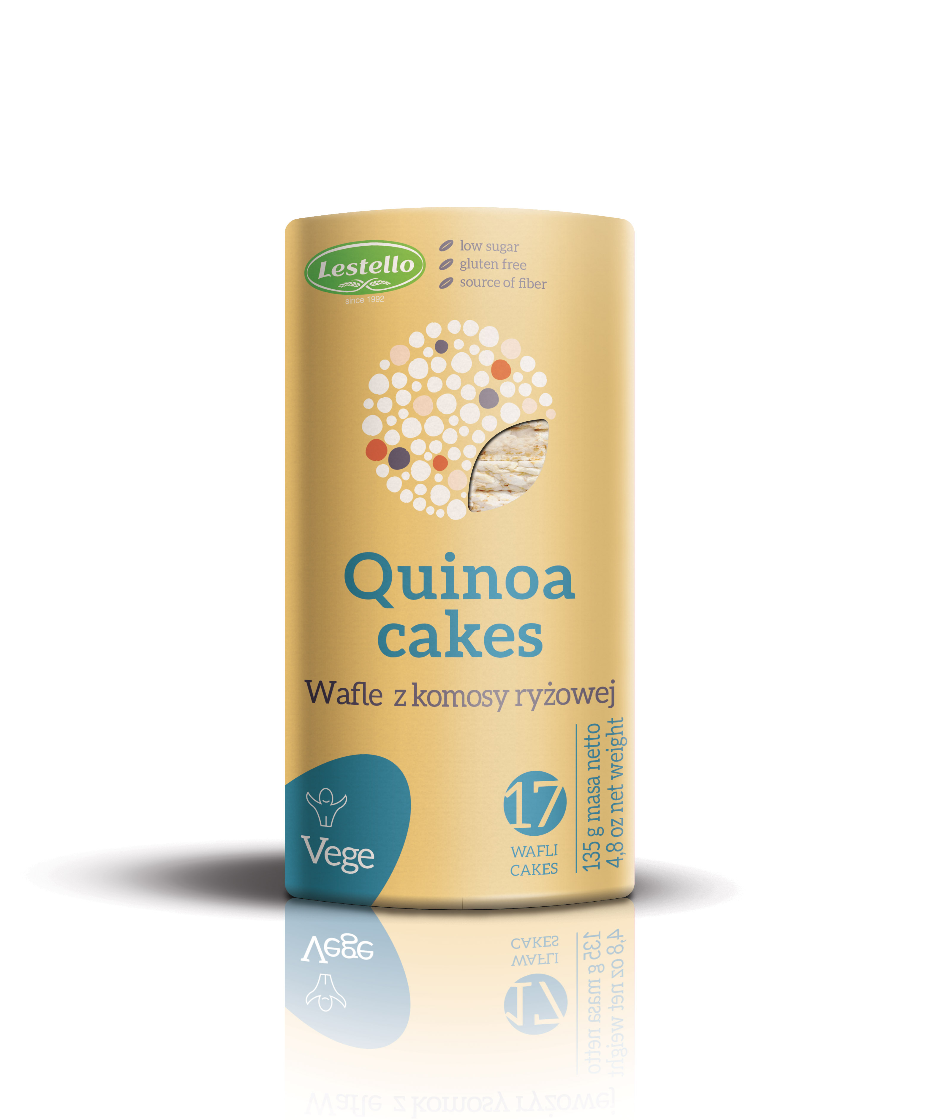 LESTELLO Chrumkavé quinoové galetky 135 g