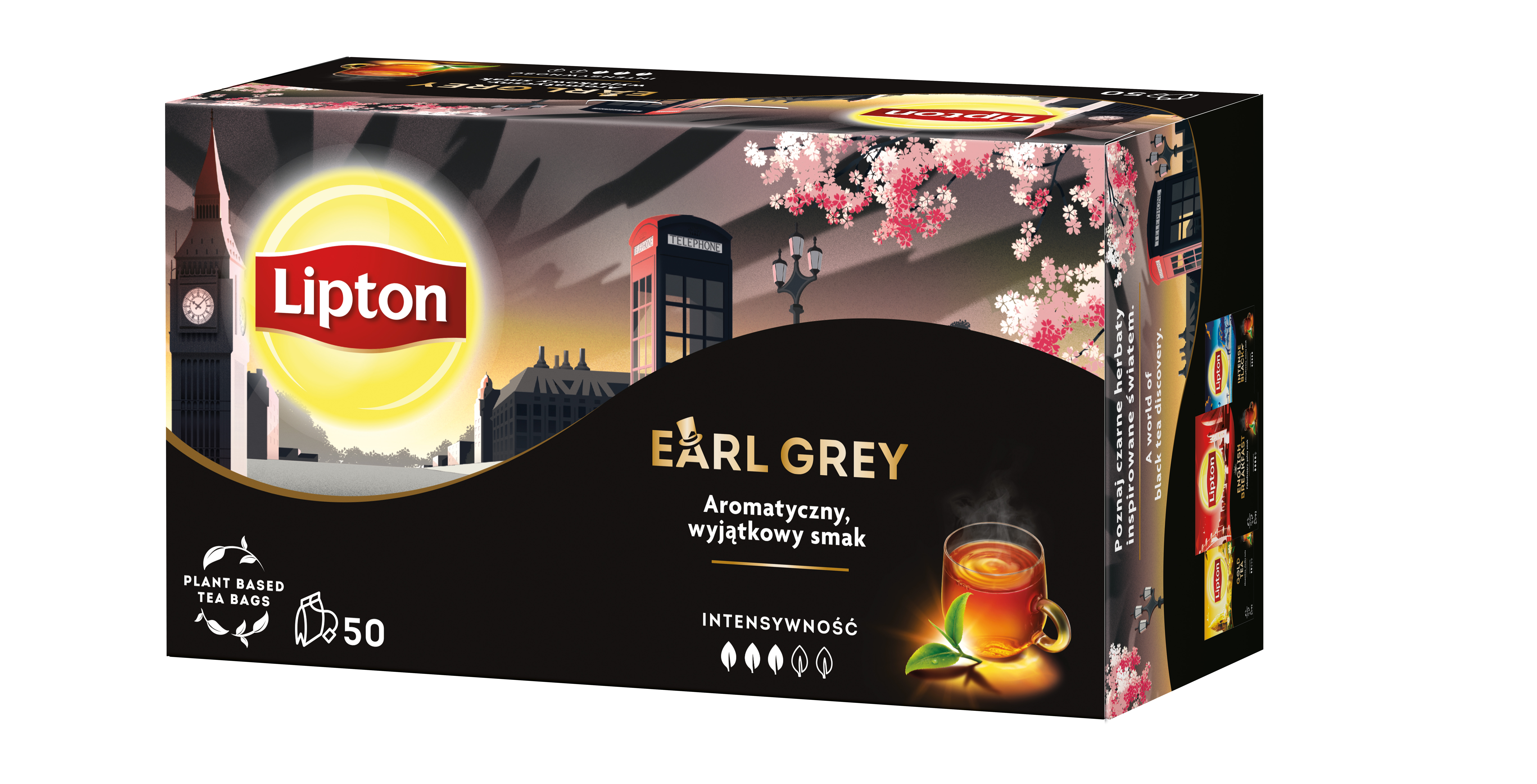 Lipton earl grey tea 50x1,5g 75 g
