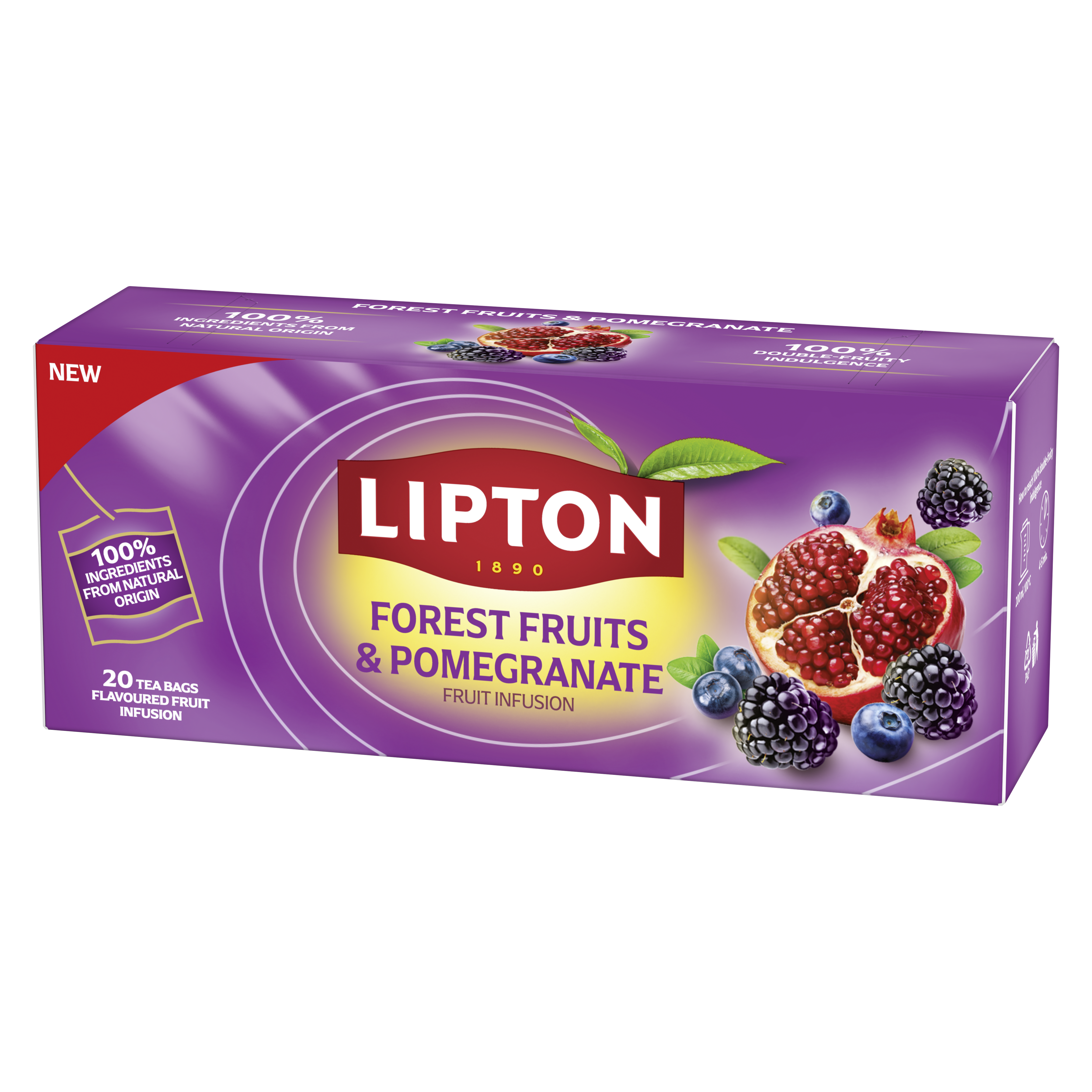 Lipton lesné ovocie-granátové jablko čaj 20x1,8g 36 g