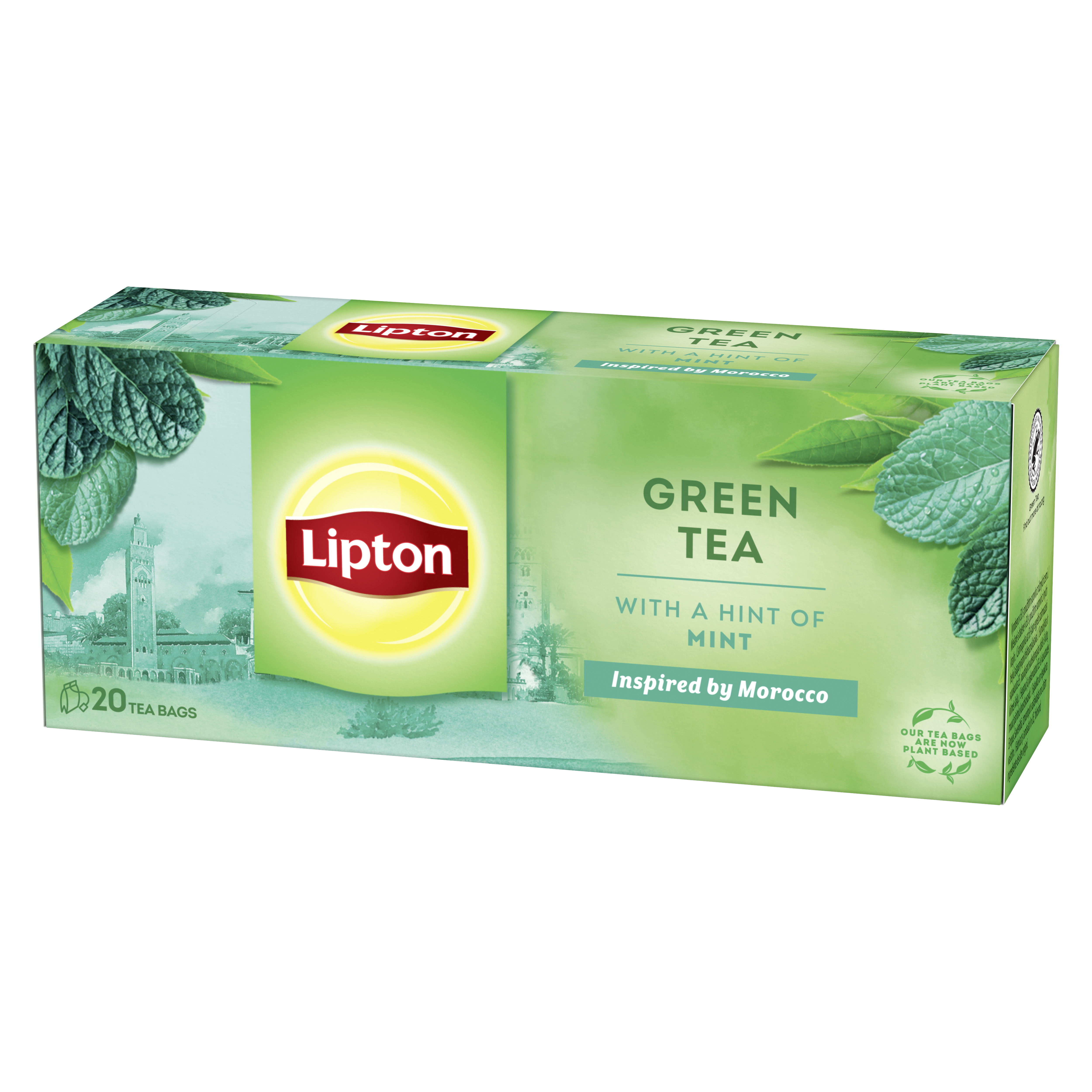 Lipton zelený mätový čaj 20x1,3g 26 g