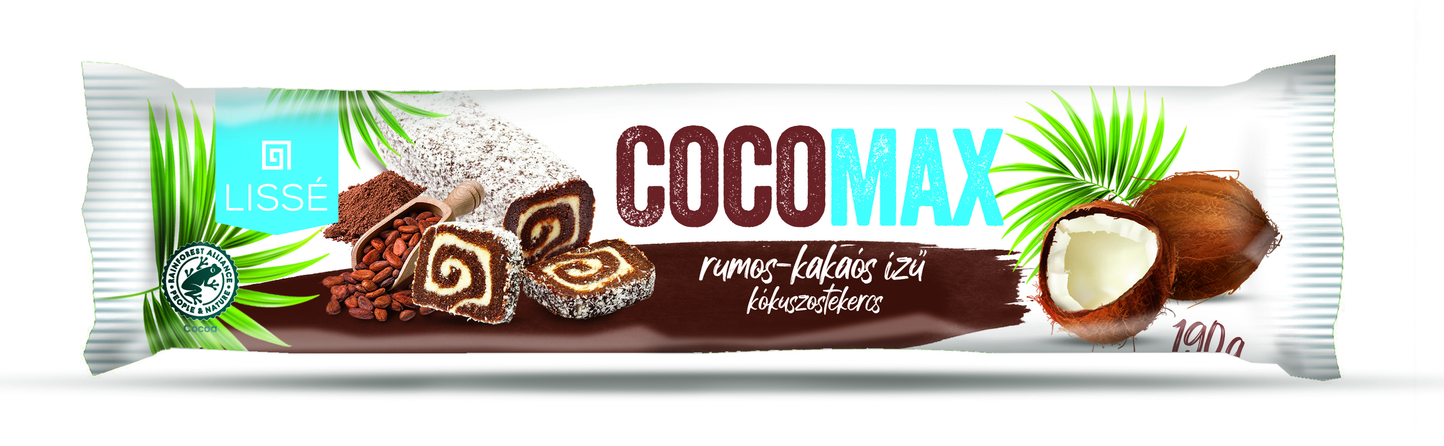 Lissé cocomax rum-kokosový valček 190 g