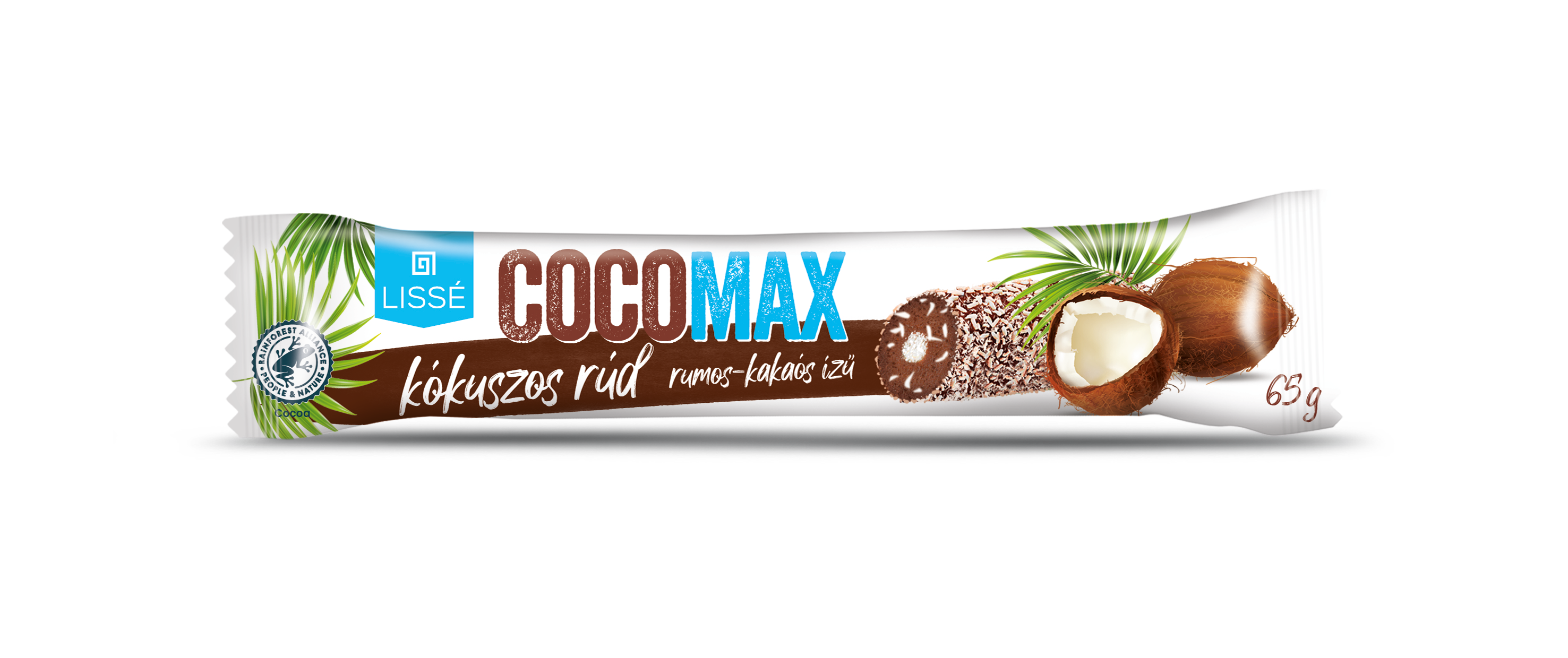 Lissé cocomax rum-kokosová tyčinka 65 g