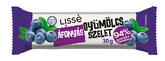Lissé vegán ovocná tyčinka s čučoriedkami 30 g