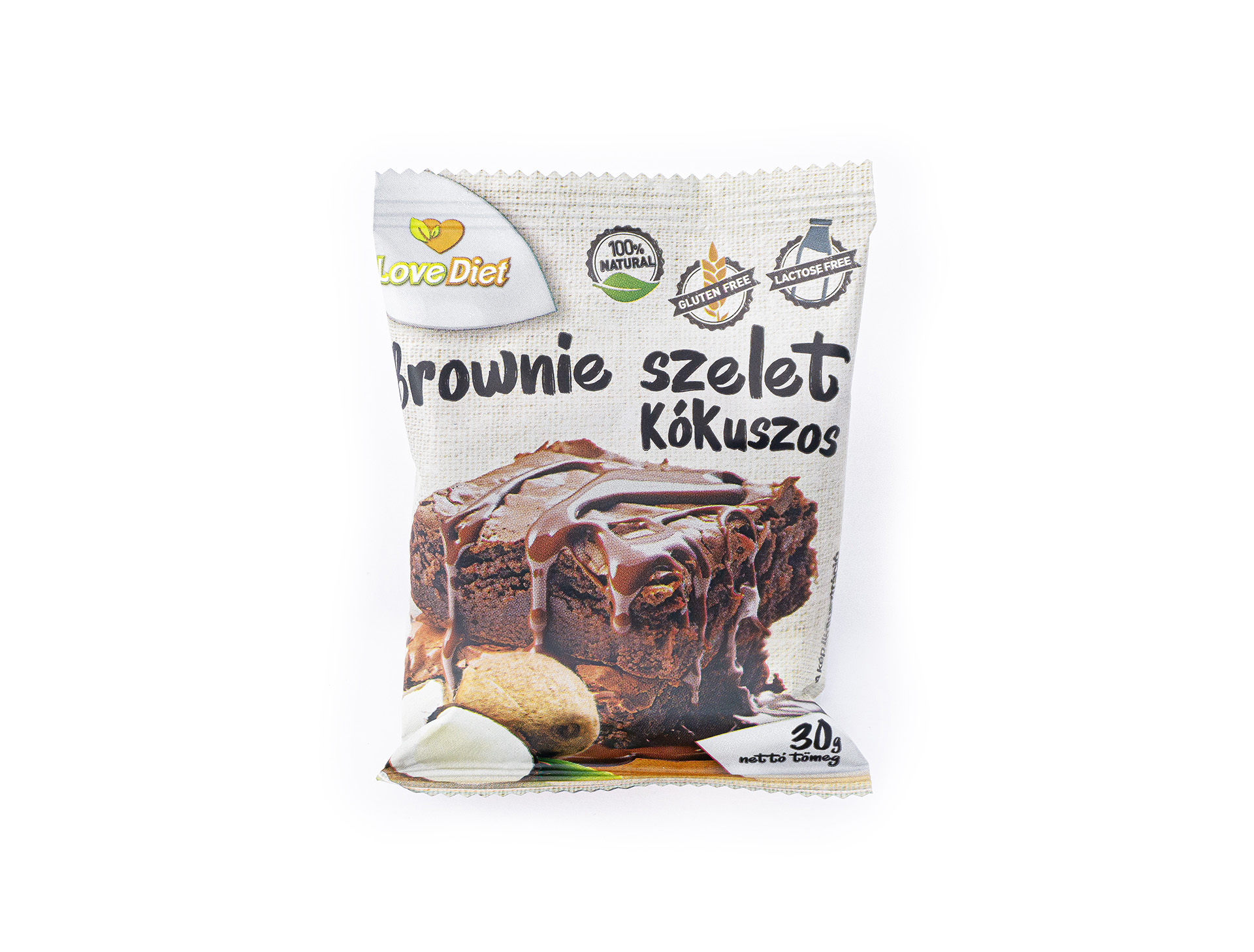 Love Diet kokosový brownie 30 g