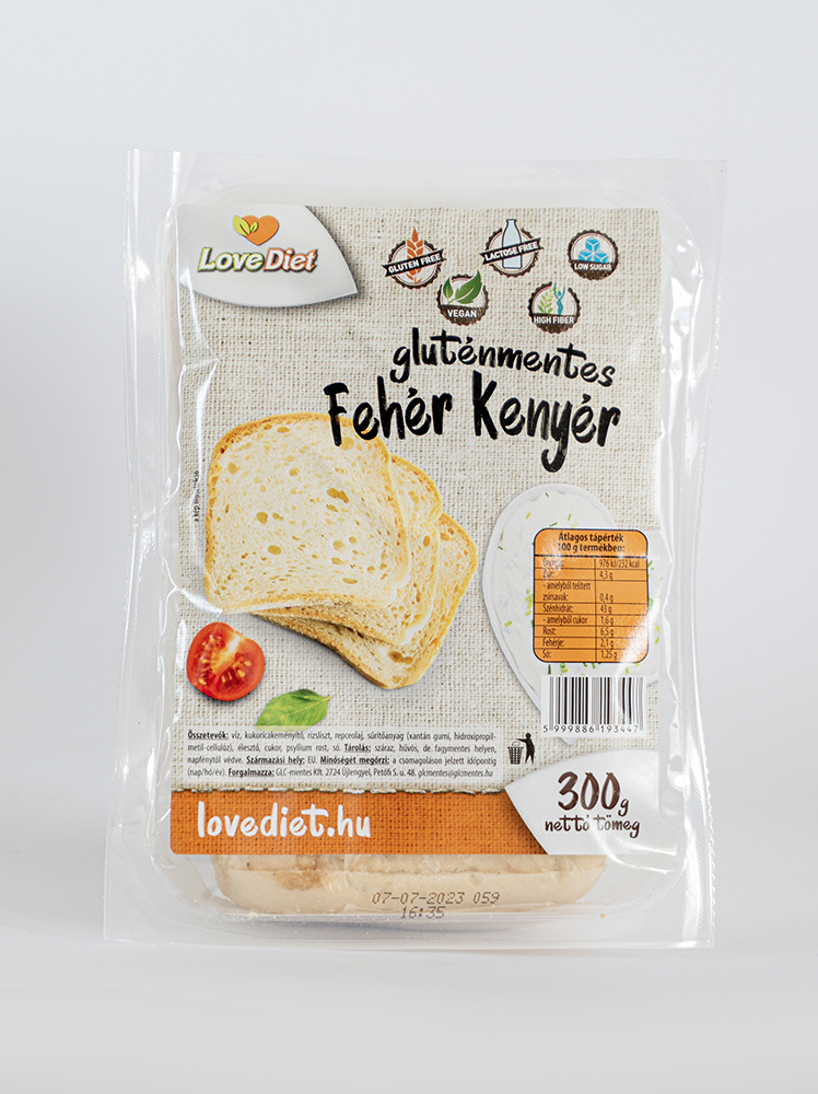 Love Diet Bezlepkový biely chlieb 300 g