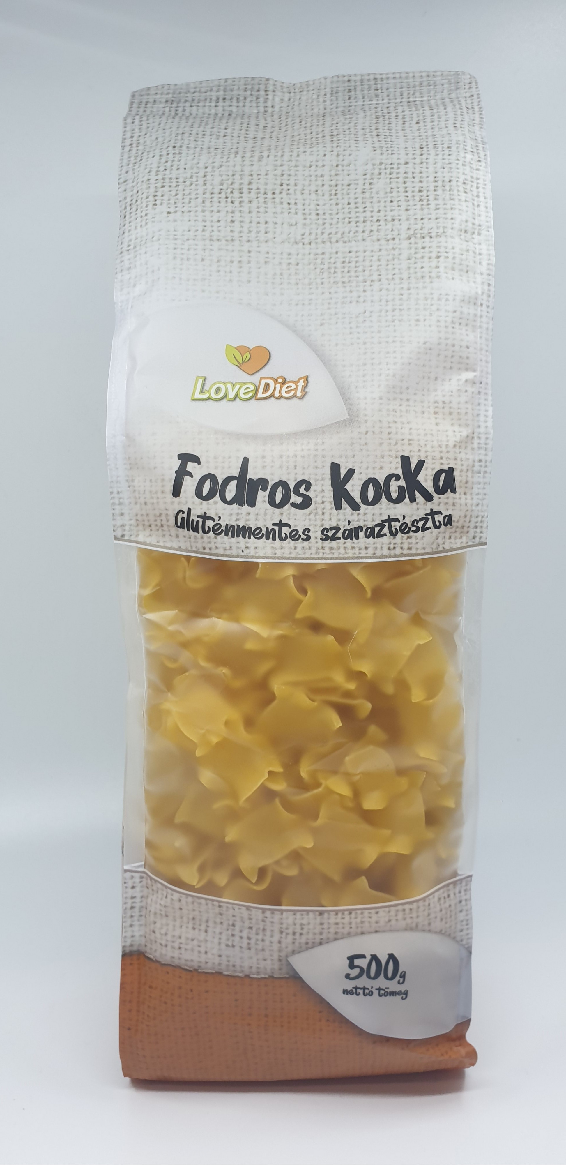 Love Diet bezlepkové cestoviny vlnité kocky 500 g