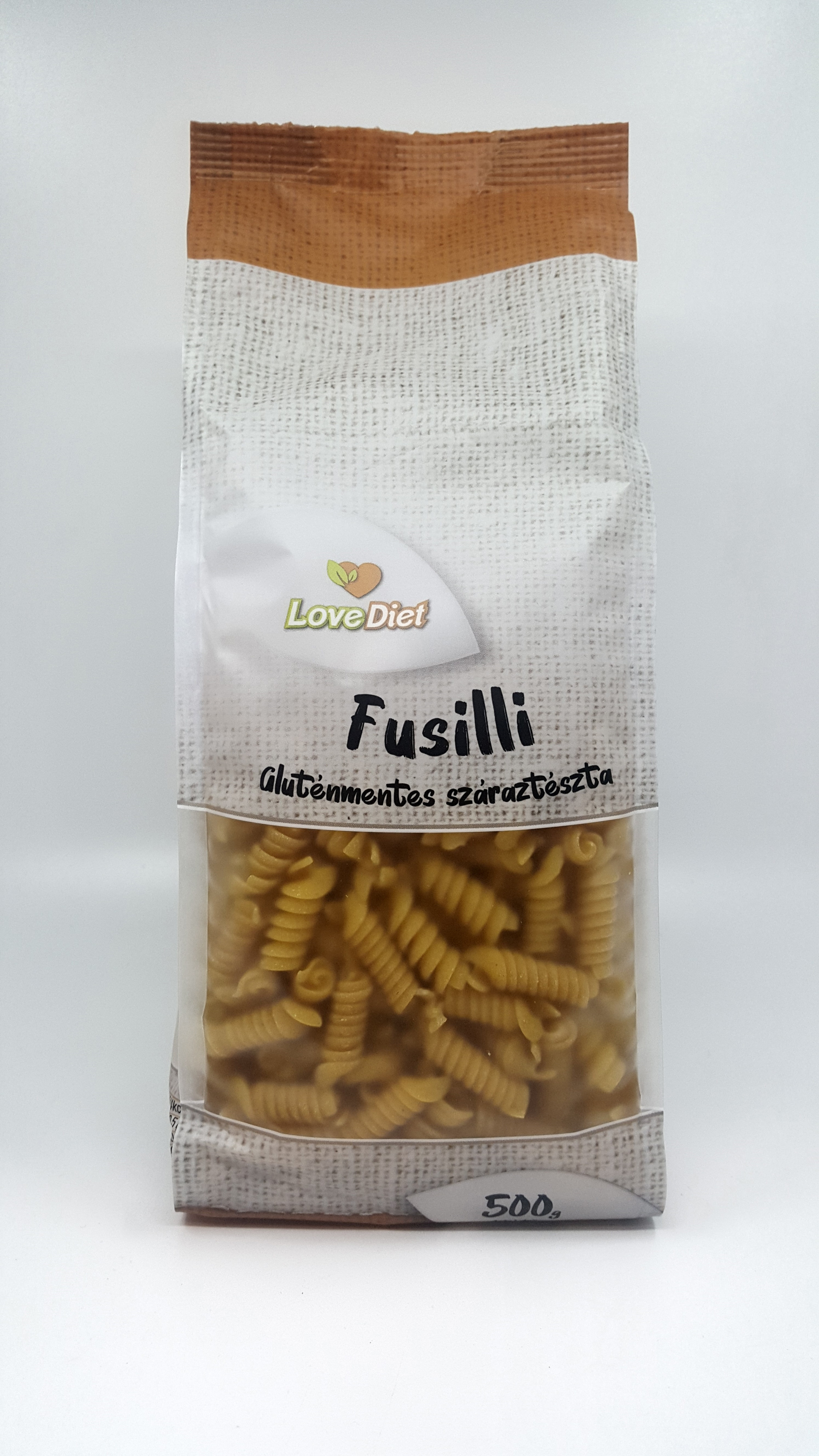 Love Diet Bezlepkové cestoviny Fusilli 500g