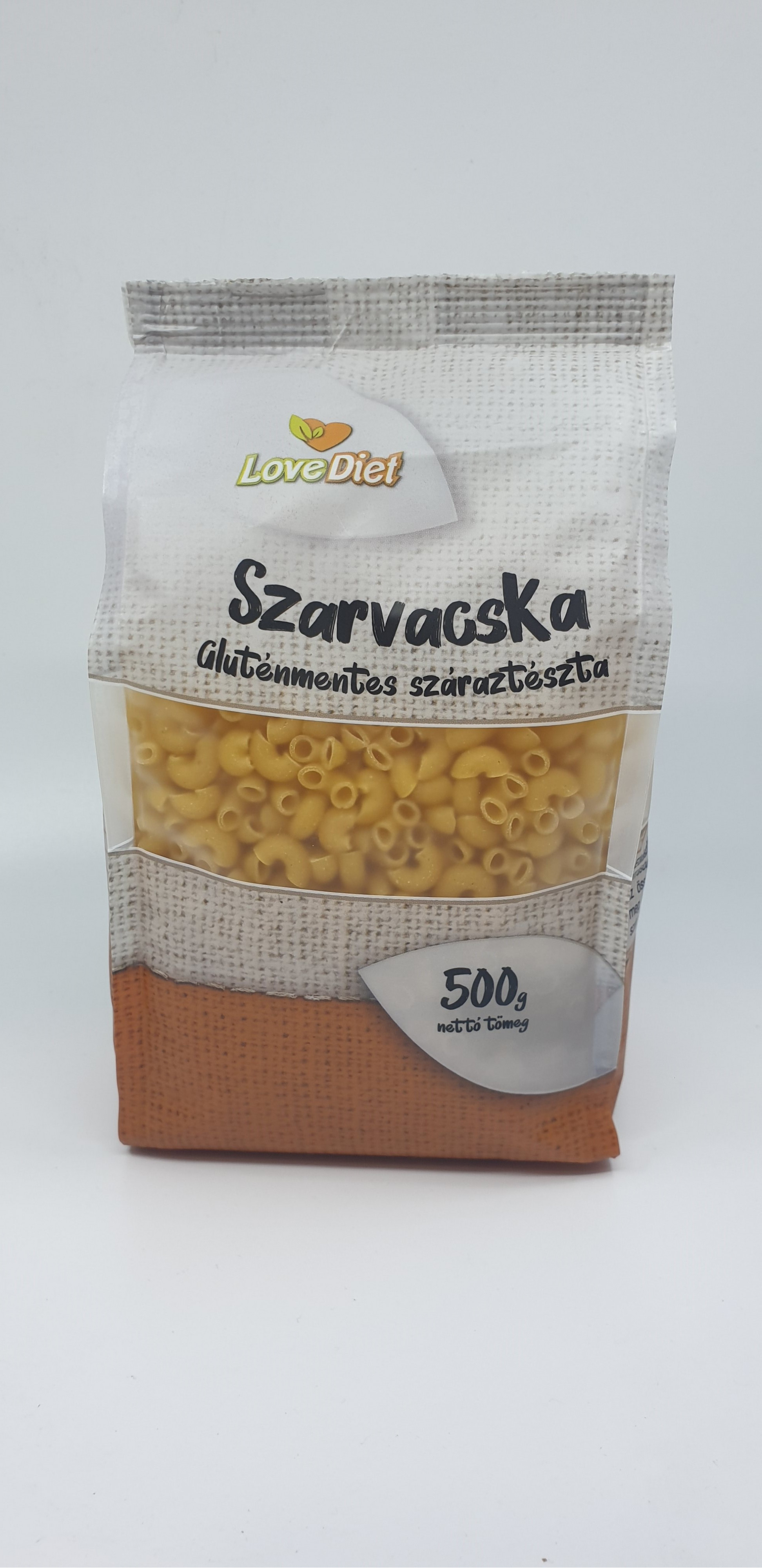 LoveDiet Bezlepkové kukuričné cestoviny kolienka 500g