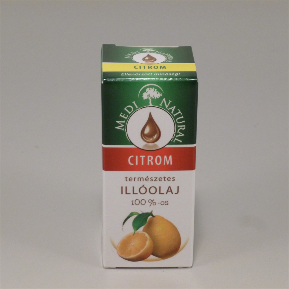 Medinatural Citrónová esencia 100% prírodný esenciálny olej 10 ml