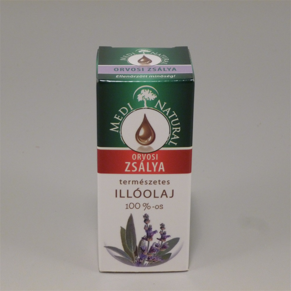 Medinatural čistý esenciálny olej zo šalvie 5 ml