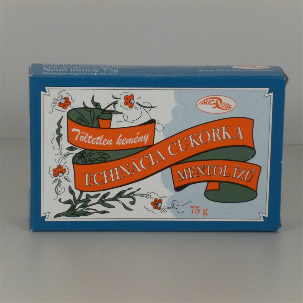 Microse mentolové cukríky s echinaceou 75 g