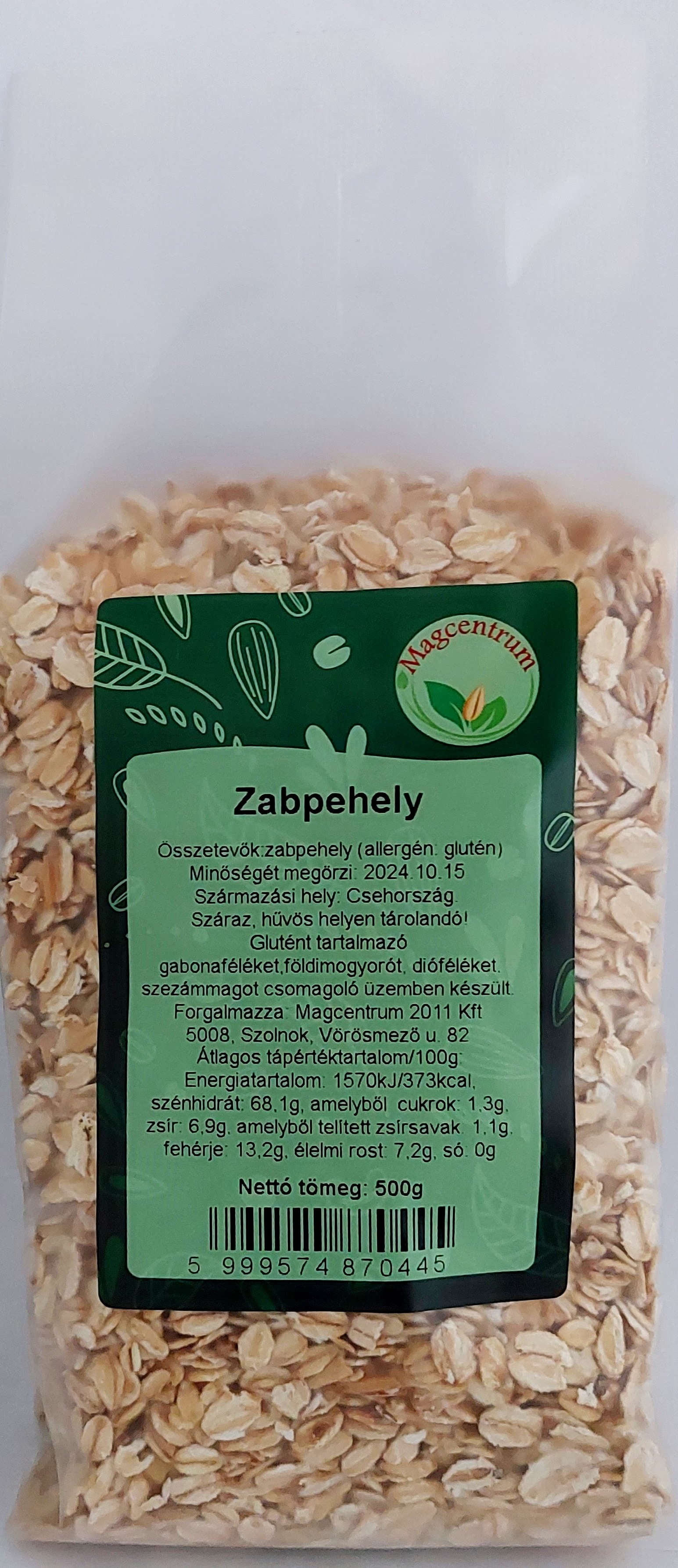 Magcentrum ovsené vločky veľkozrnné 500 g