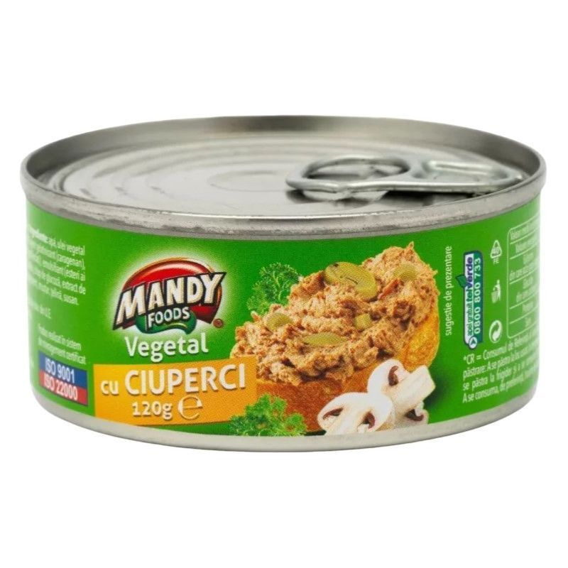 Mandy rastlinná paštéta hubová 120 g