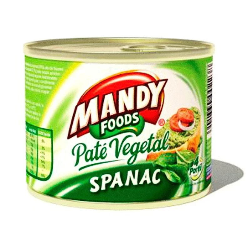 Mandy rastlinná paštéta so špenátom 200 g