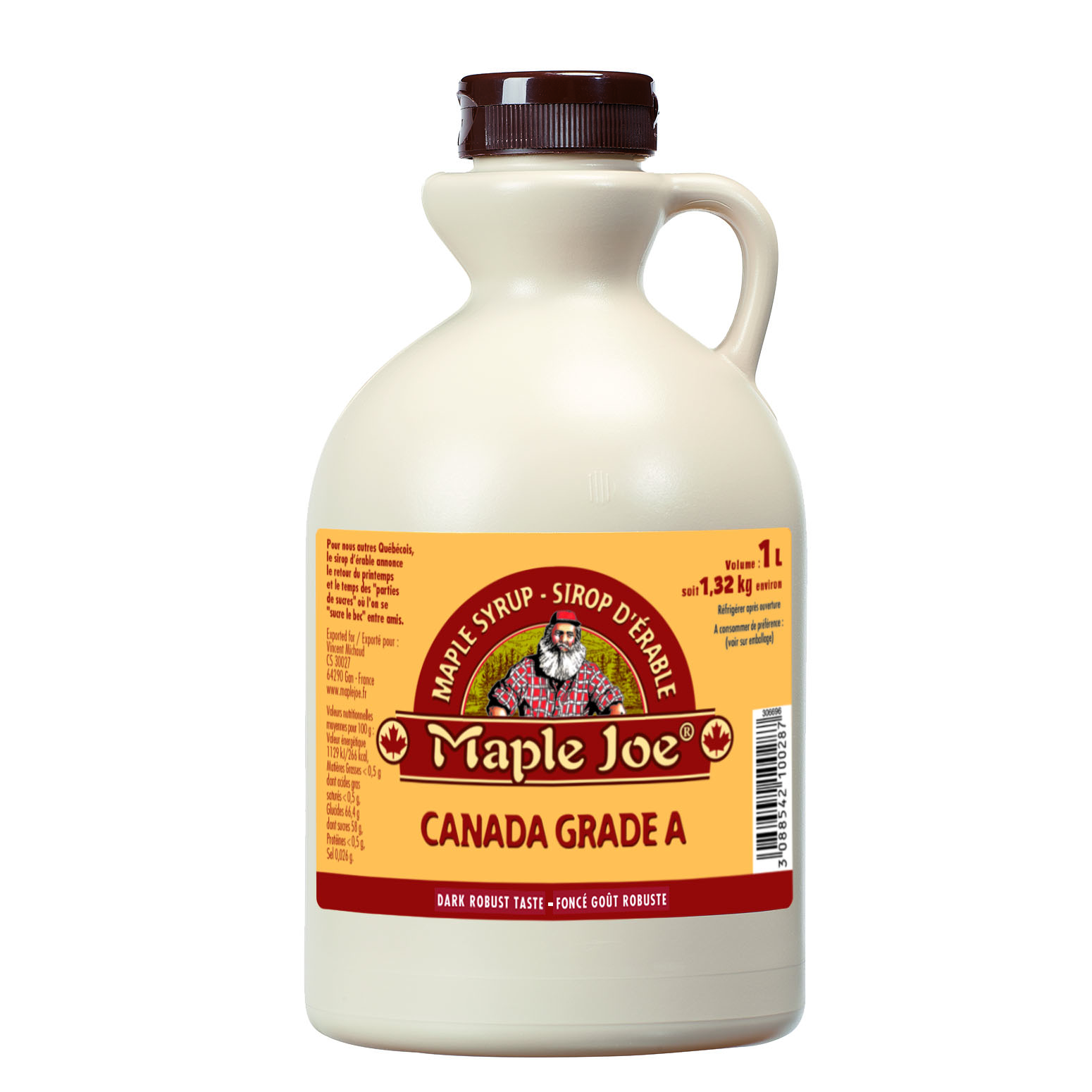 Maple Joe kanadský javorový sirup tmavý robustná chuť 1320 g