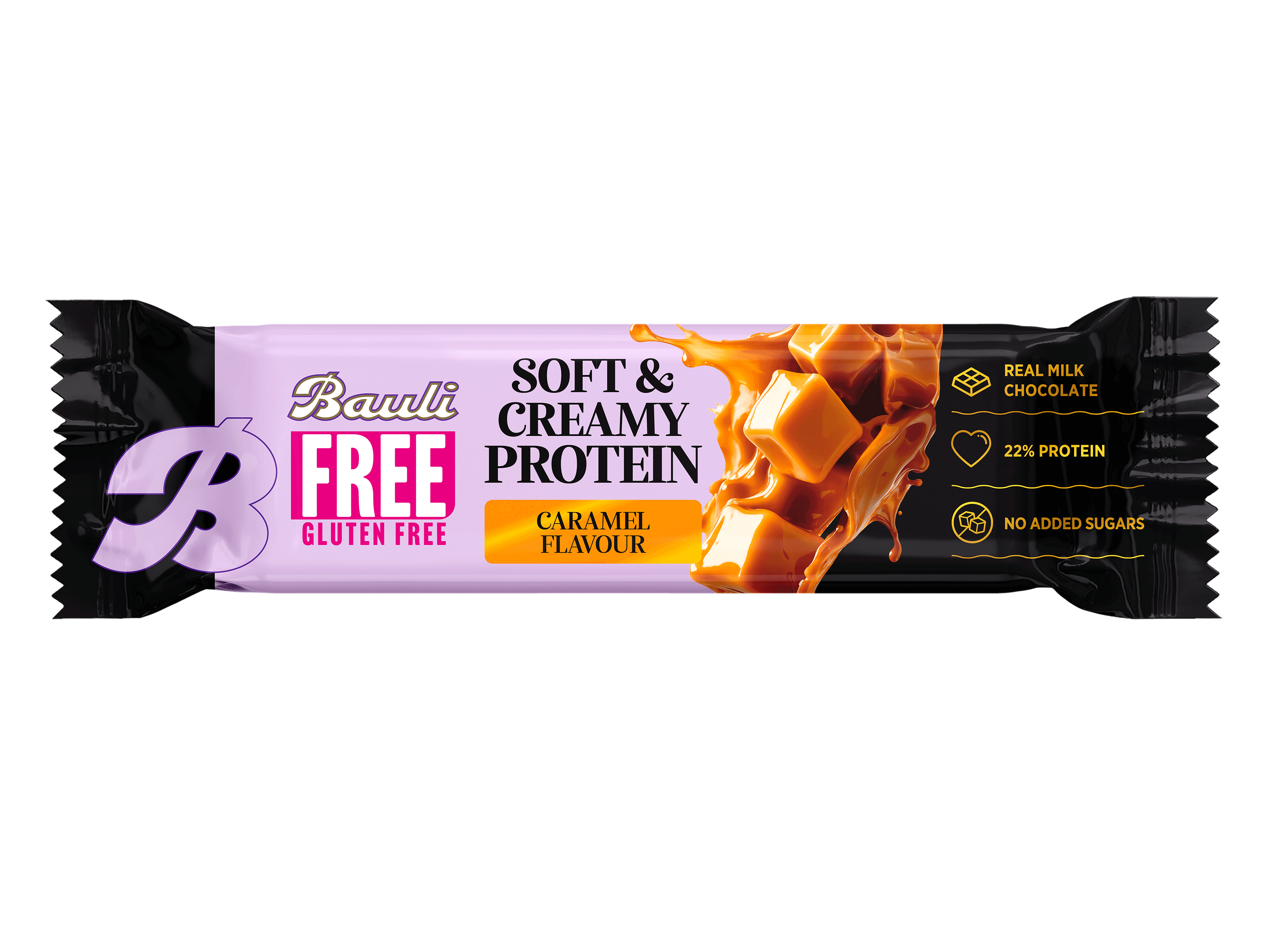Max Sport bezlepková soft creamy karamelová tyčinka 45 g