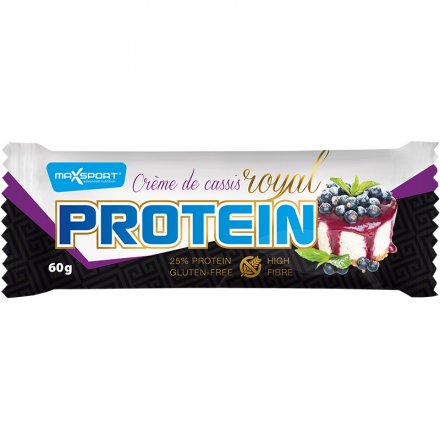 Max Sport Royal proteínová tyčinka čierna ríbezľa bezlepková 60 g