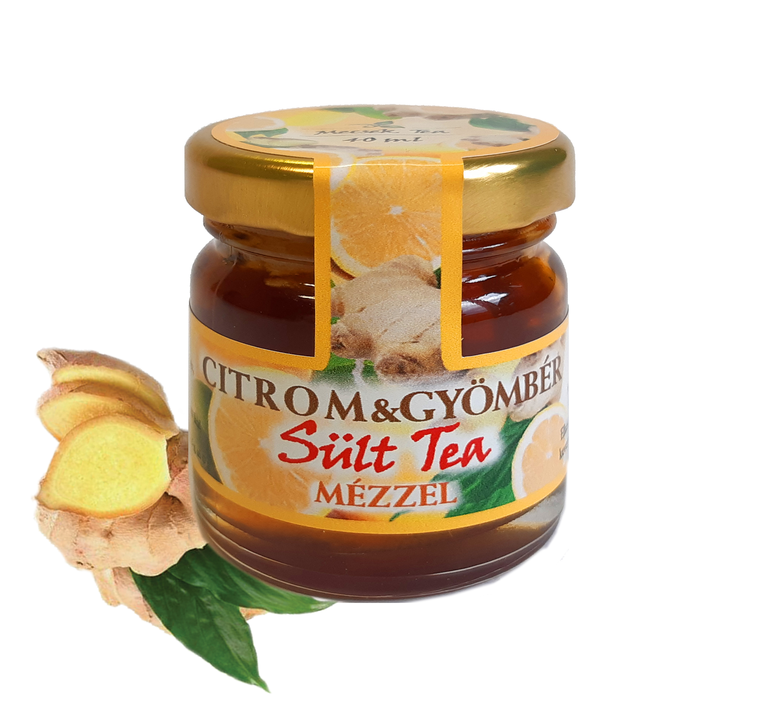 Mecsek Ovocný pečený čaj s citrónom a zázvorom 40 ml
