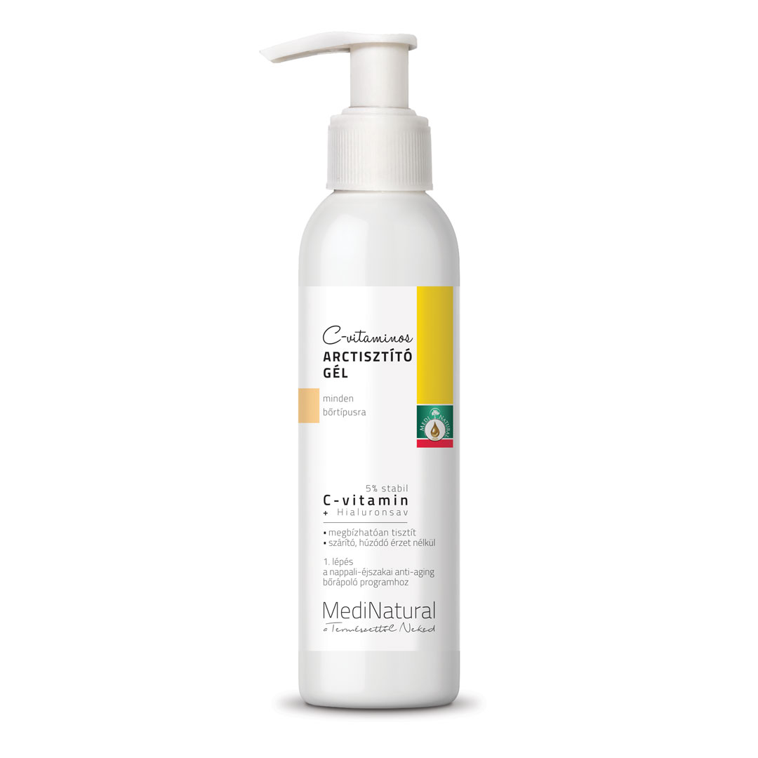 Medinatural Čistiaci gél na tvár s vitamínom C 150 ml