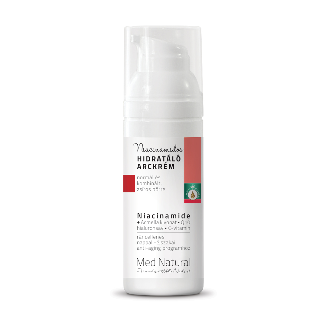 Medinatural Niacínamidový hydratačný krém na tvár 50 ml