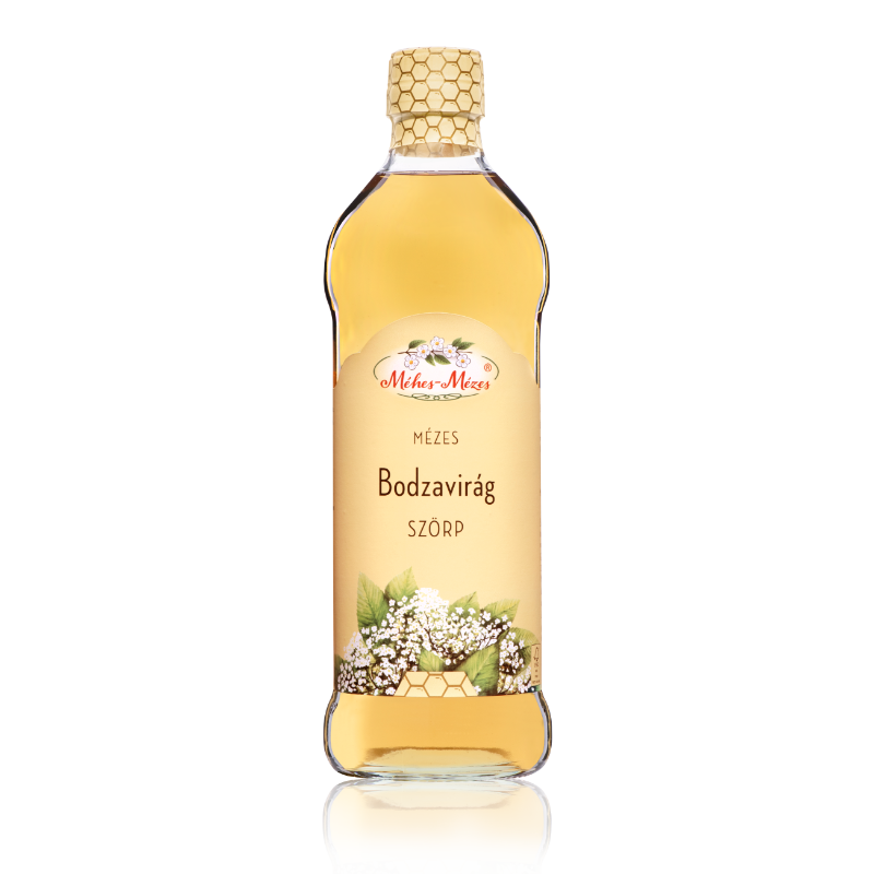 Méhes Mézes sirup z bazových kvetov s ovocným cukrom 668 g