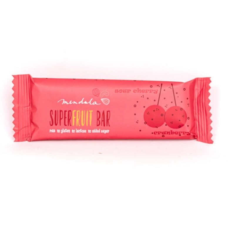 Mendula Superfruit tyčinka s brusnicami a višňami 40 g