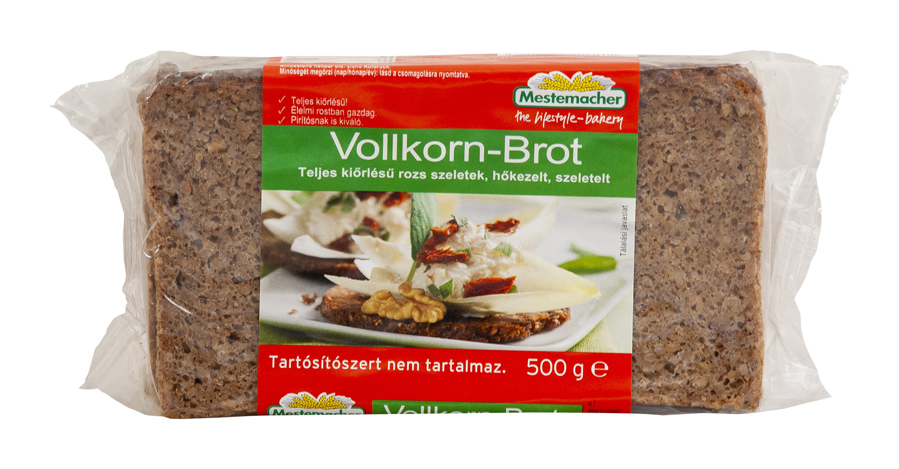 Mestemacher Celozrnný Ražný Chlieb 500 g