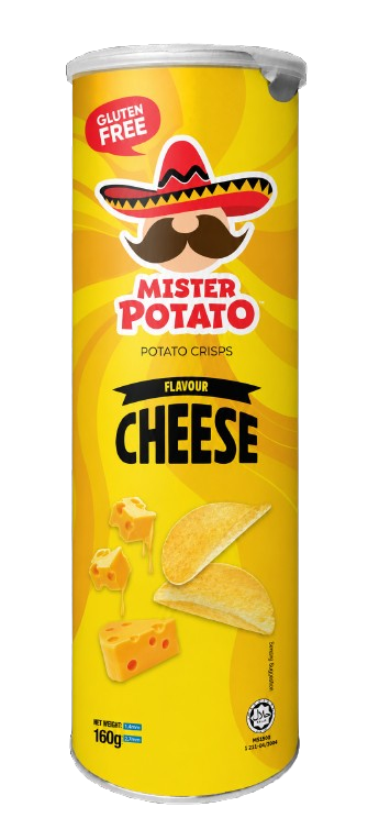 Mister Potato bezlepkové chipsy syrové 160 g
