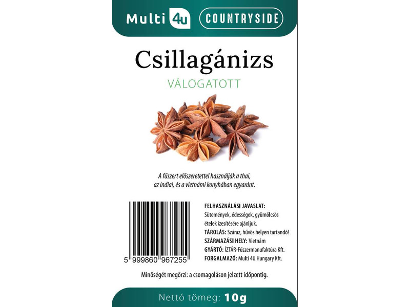 Multi 4u countryside hviezdny oriešok vybraný 10 g