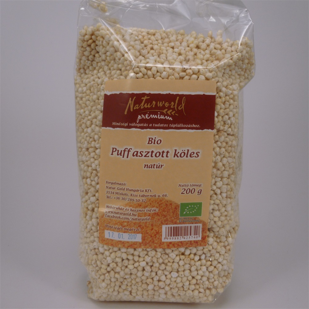 Naturgold bio chrumkavé guličky z prosa prírodné 200 g