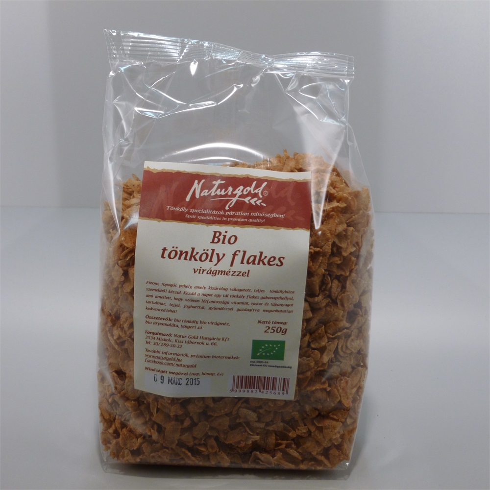 Naturgold bio špaldové vločky s kvetovým medom 250 g
