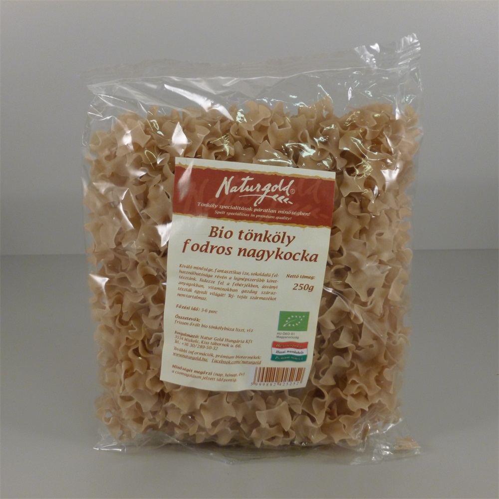 Naturgold bio špaldová cestovina veľká kocka 250 g