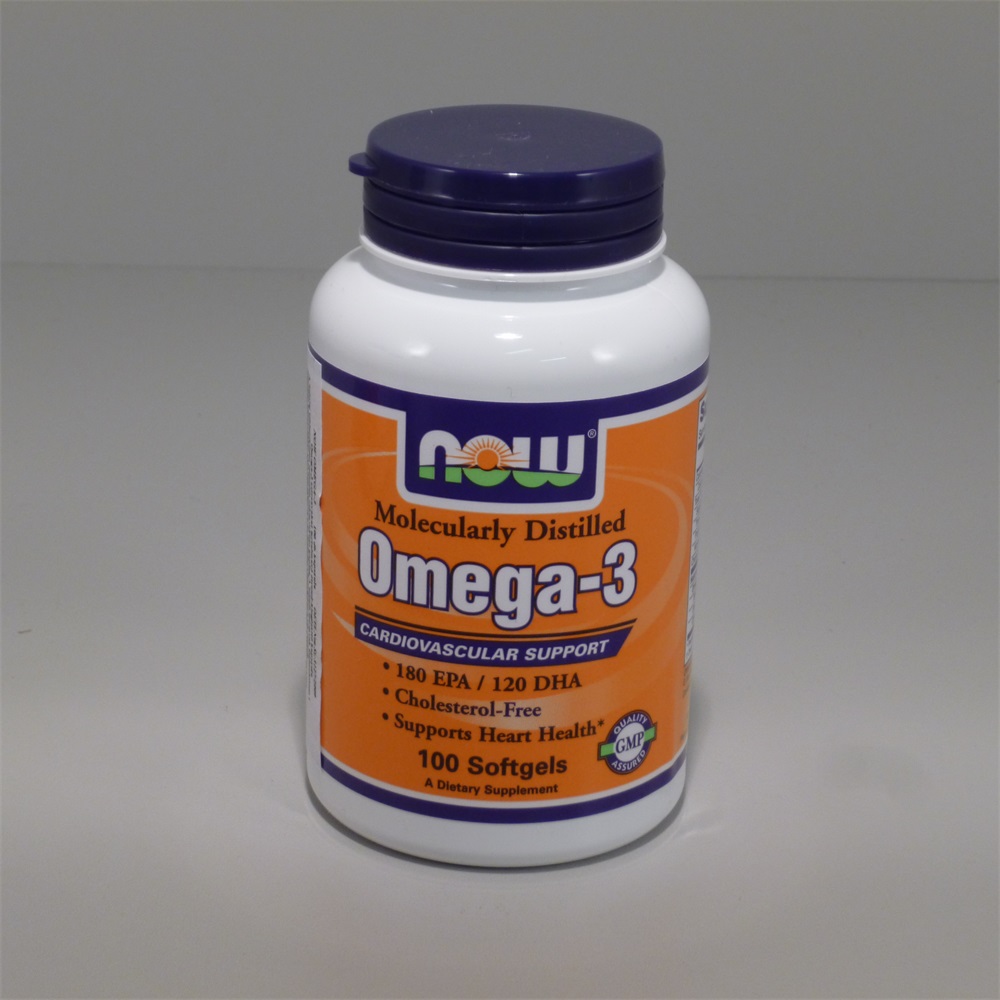 NOW Foods Omega-3 Rybí olej 100 mäkkých kapsúl