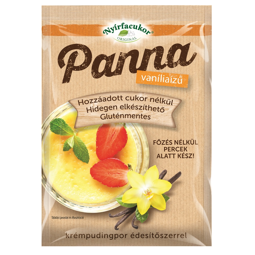 Nyírfacukor Panna vanilkový krémový puding s xylitolom 50 g