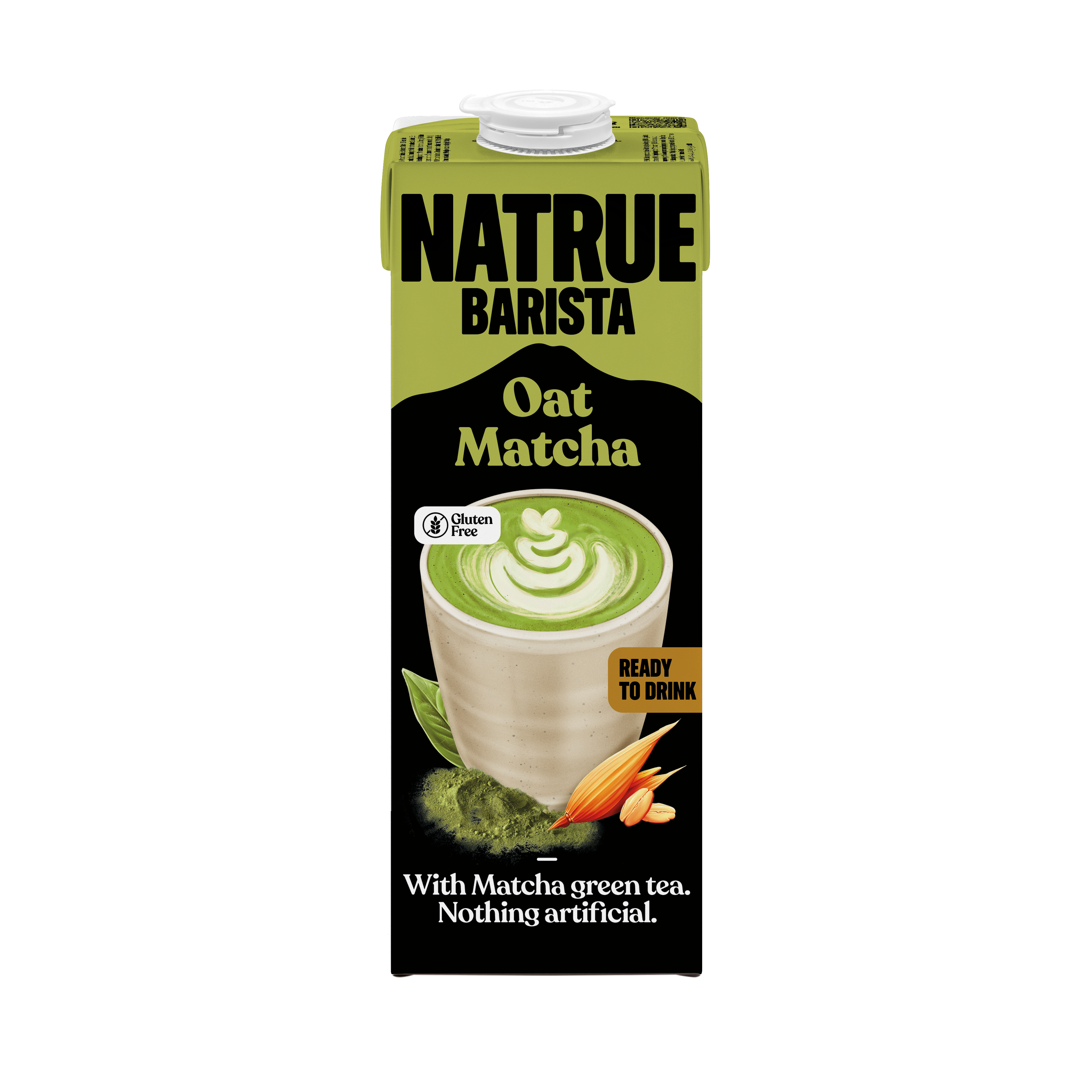 Natrue barista ovsené nápoje matcha latte 1000 ml